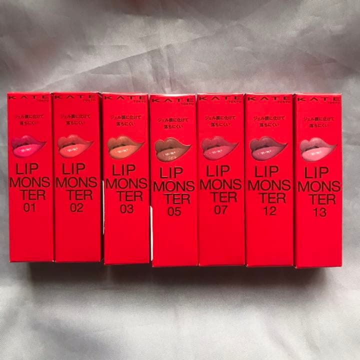 ①ケイト リップモンスター　７色セット
