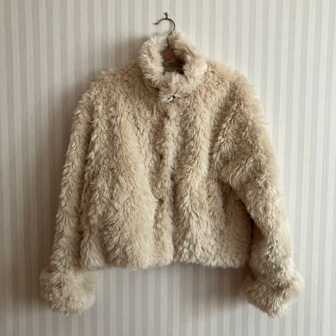 kastane カールミドルファーコート アイボリー