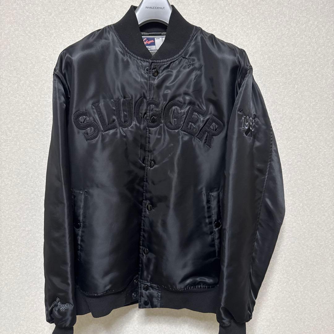久保田スラッガー（SLUGGER）限定スタジャン ブラック×ブラックLサイズ