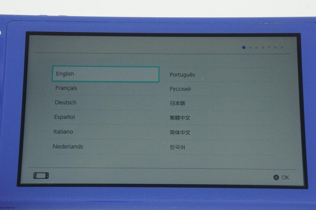 【動作品】ニンテンドースイッチライト ブルー 本体 Switch 箱説 1