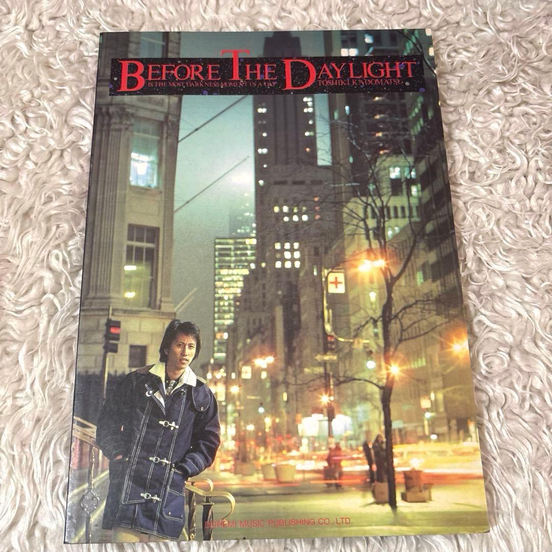 角松敏生　Before The Day Light スコア集