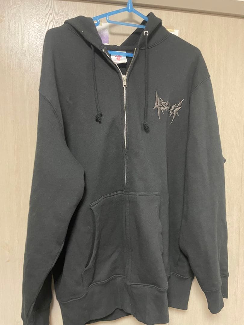 4s4ki 4444年 C4” Full-zip parka black