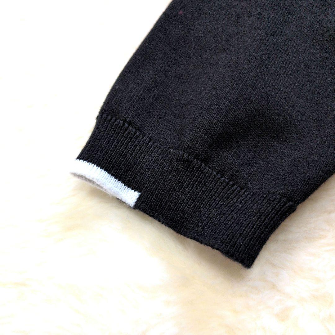 HUGO BOSS ヒューゴボス クォーターハーフジップニット 黒 M 現行