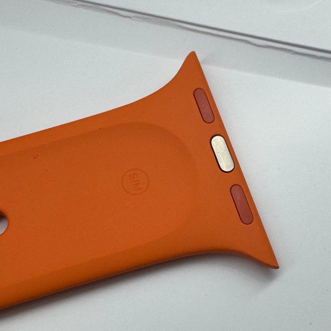 2662 Apple Watch エルメス　オレンジ　スポーツバンド　シリコン