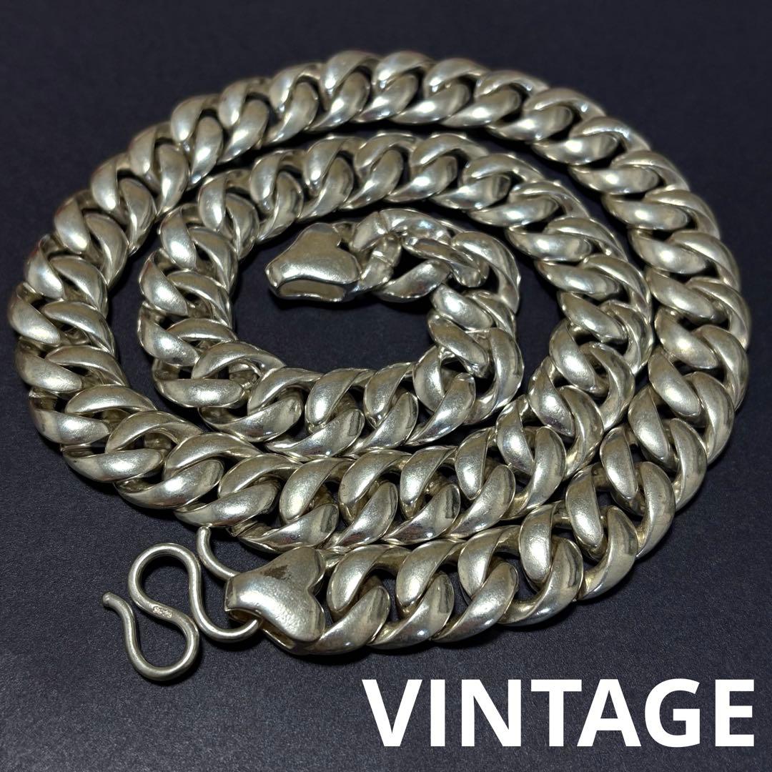 US輸入　喜平ネックレス　ウォレットチェーン　ヴィンテージ　925刻印あり