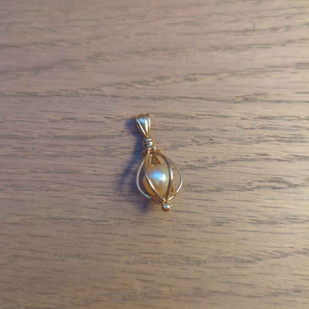 K18 ゴールド パールペンダント
