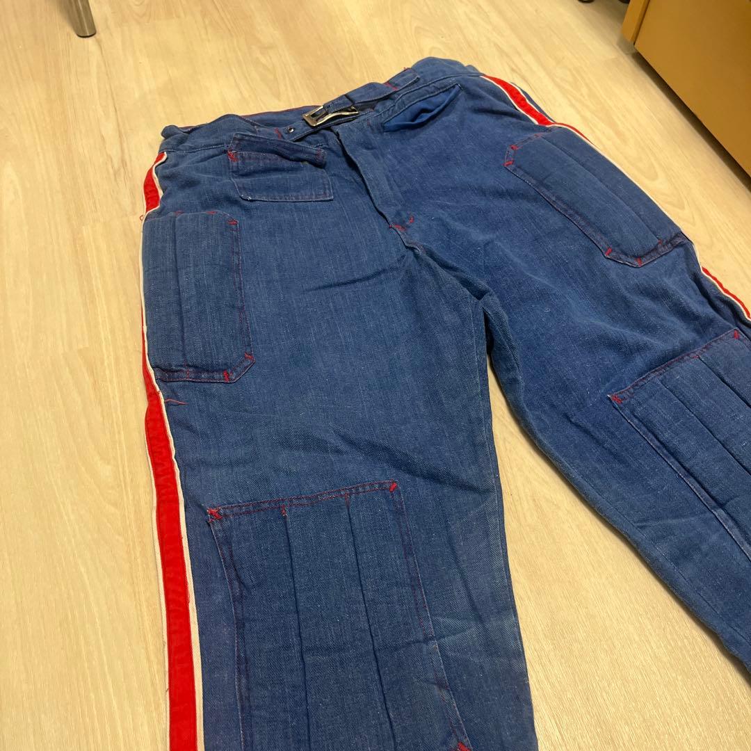 70's デニムモトクロスパンツ　古着