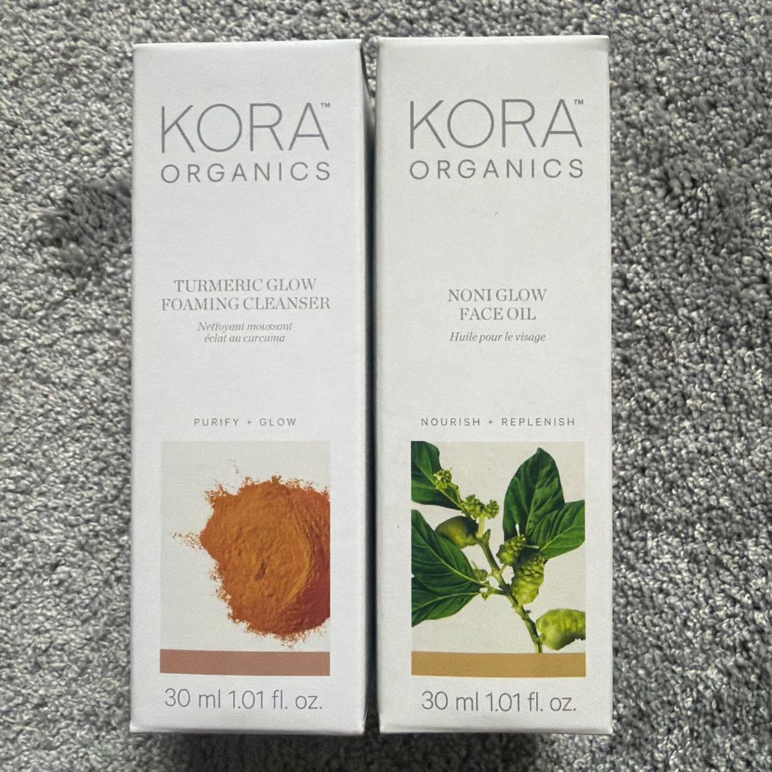 KORA Organics ターメリッククレンザー&ノニオイルセット