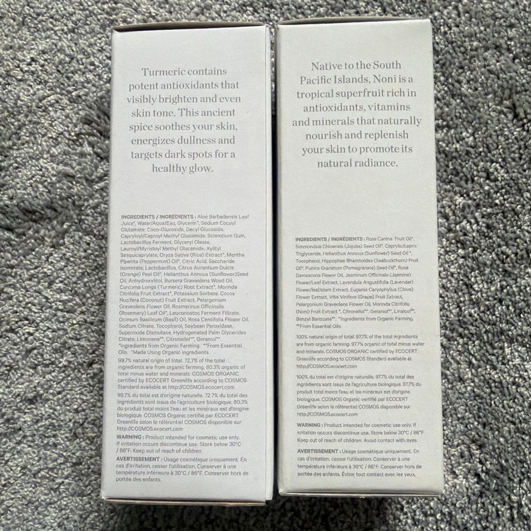 KORA Organics ターメリッククレンザー&ノニオイルセット