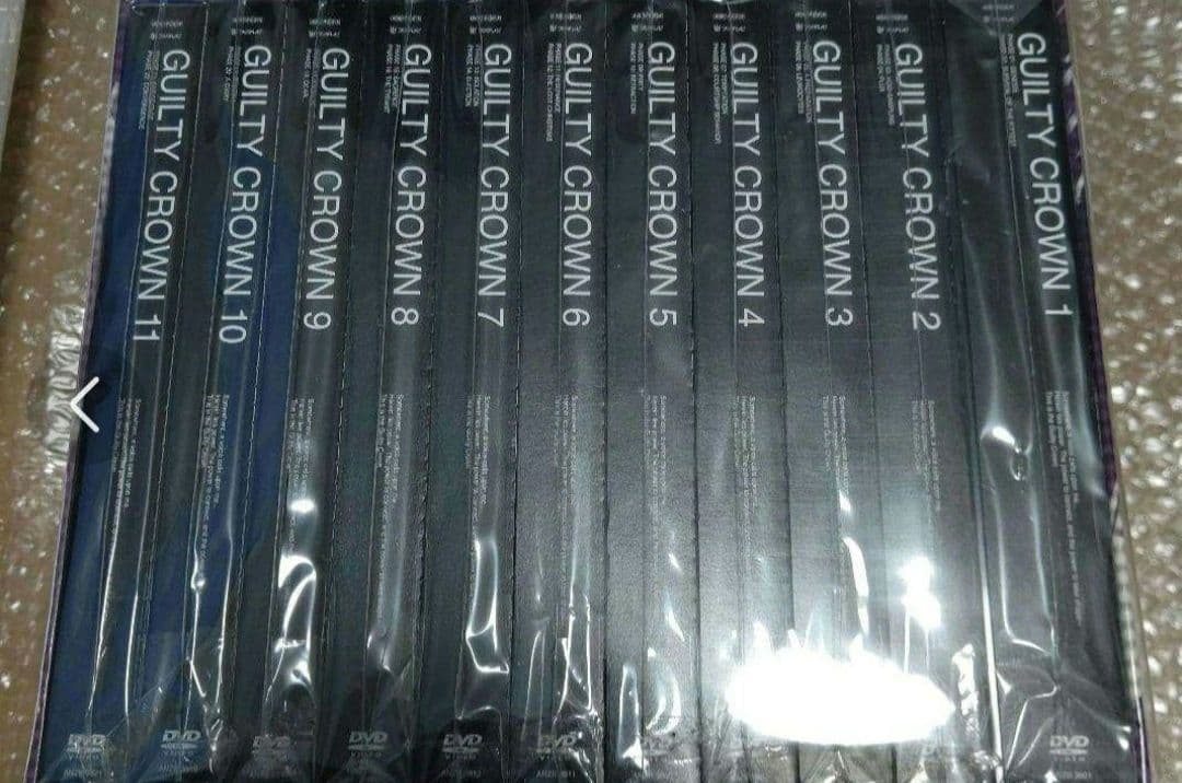 ギルティクラウン 完全生産限定版 DVD 全11巻セット(アニメイト収納BOX