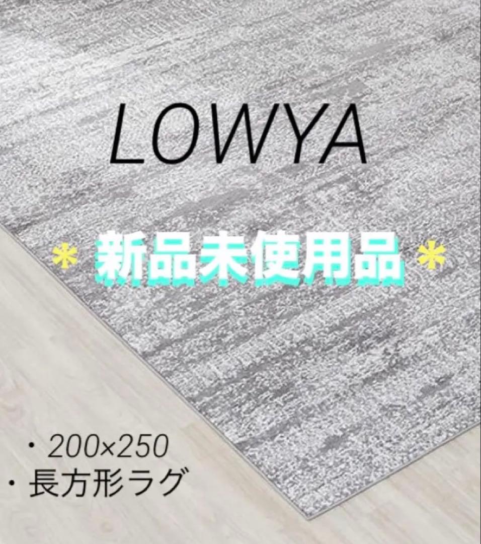 LOWYA 200×250 長方形ラグ