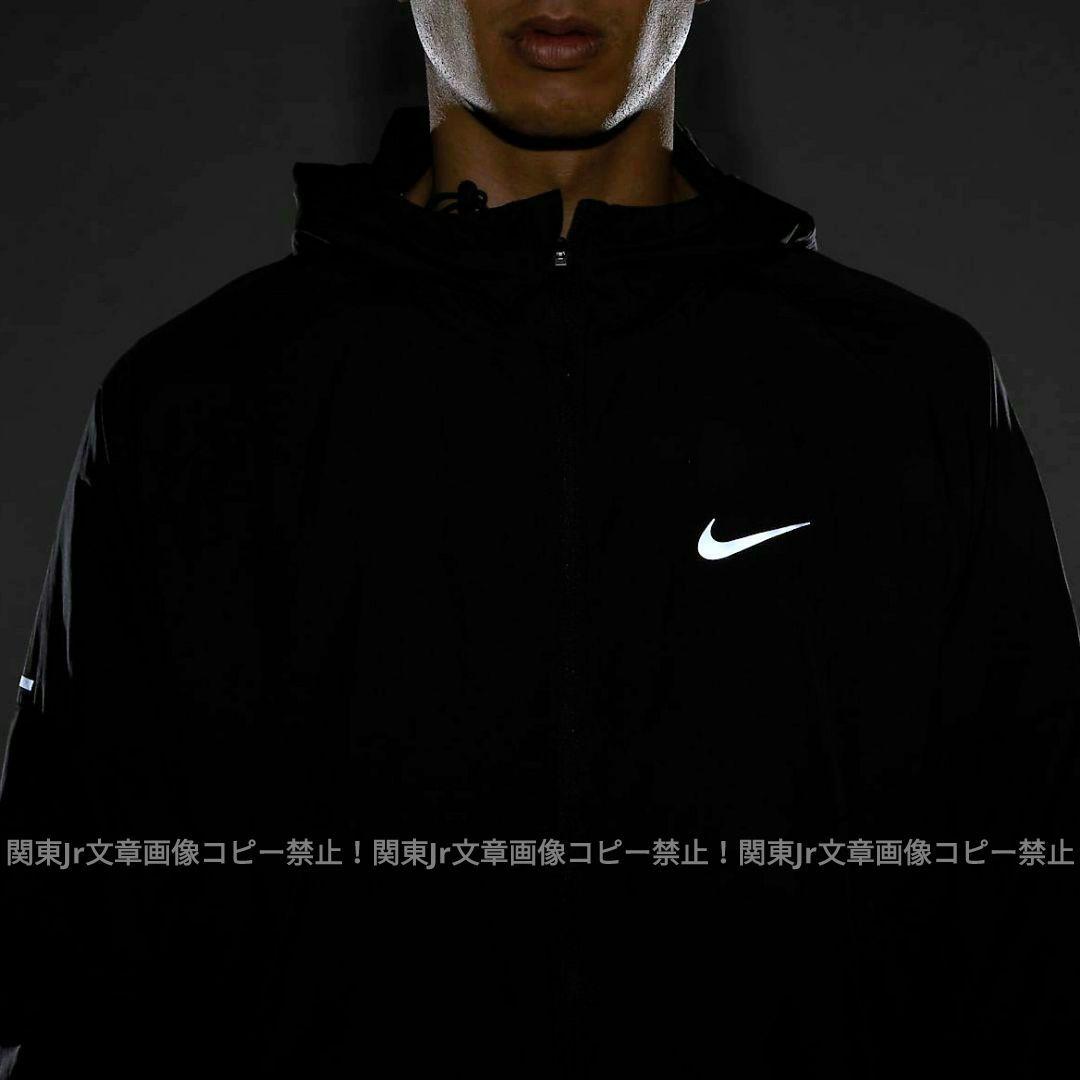 ランニングパーカー BK ウインドブレーカー ウーブン RUN ジャケット M