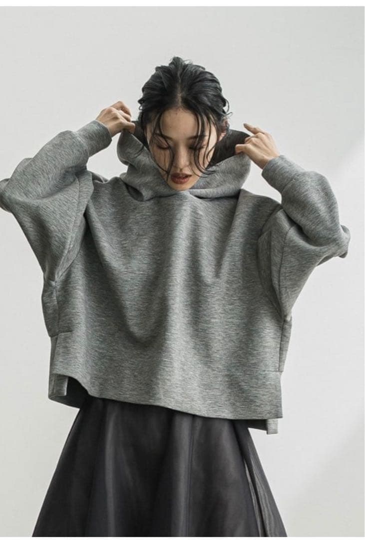 【完売品】Lig. リグドット グレー　フーディ　パーカー　プルオーバー