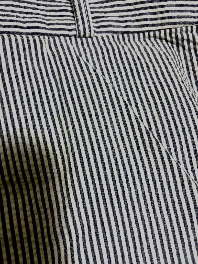 パンツ G&F Co SEERSUCKER TROUSERS NAVY ATLAST