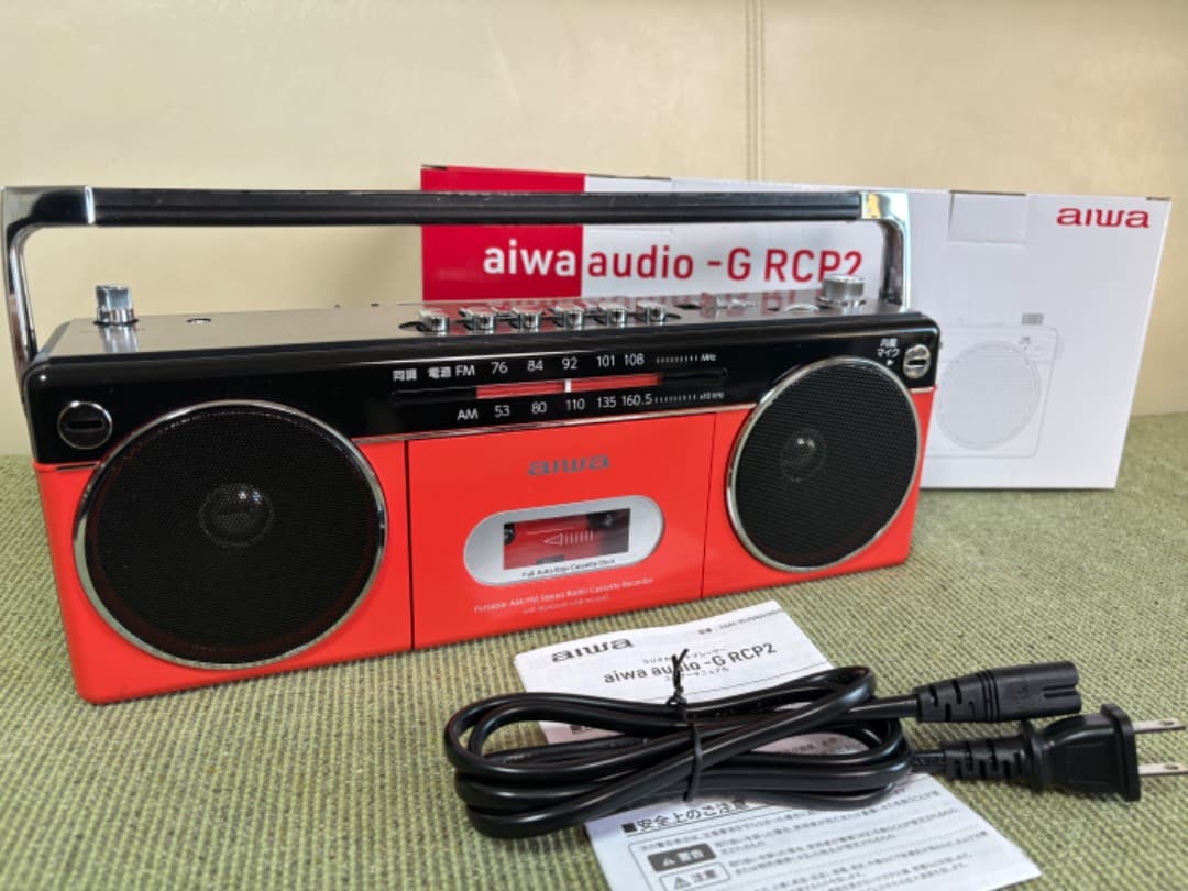 新品同様 カセットテープをデータ化する　アイワ aiwa G RCP2