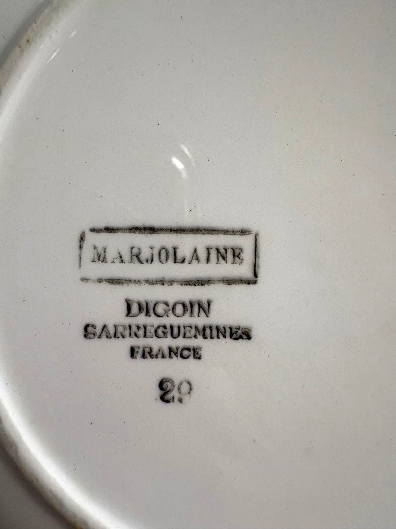 フランスアンティーク　ディゴワン　サルグミンヌMARJOLAINE 4枚セット