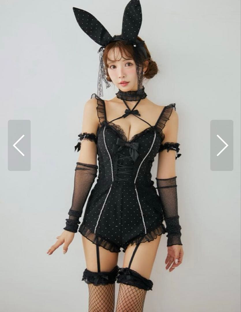 ハーネスネックバニー black