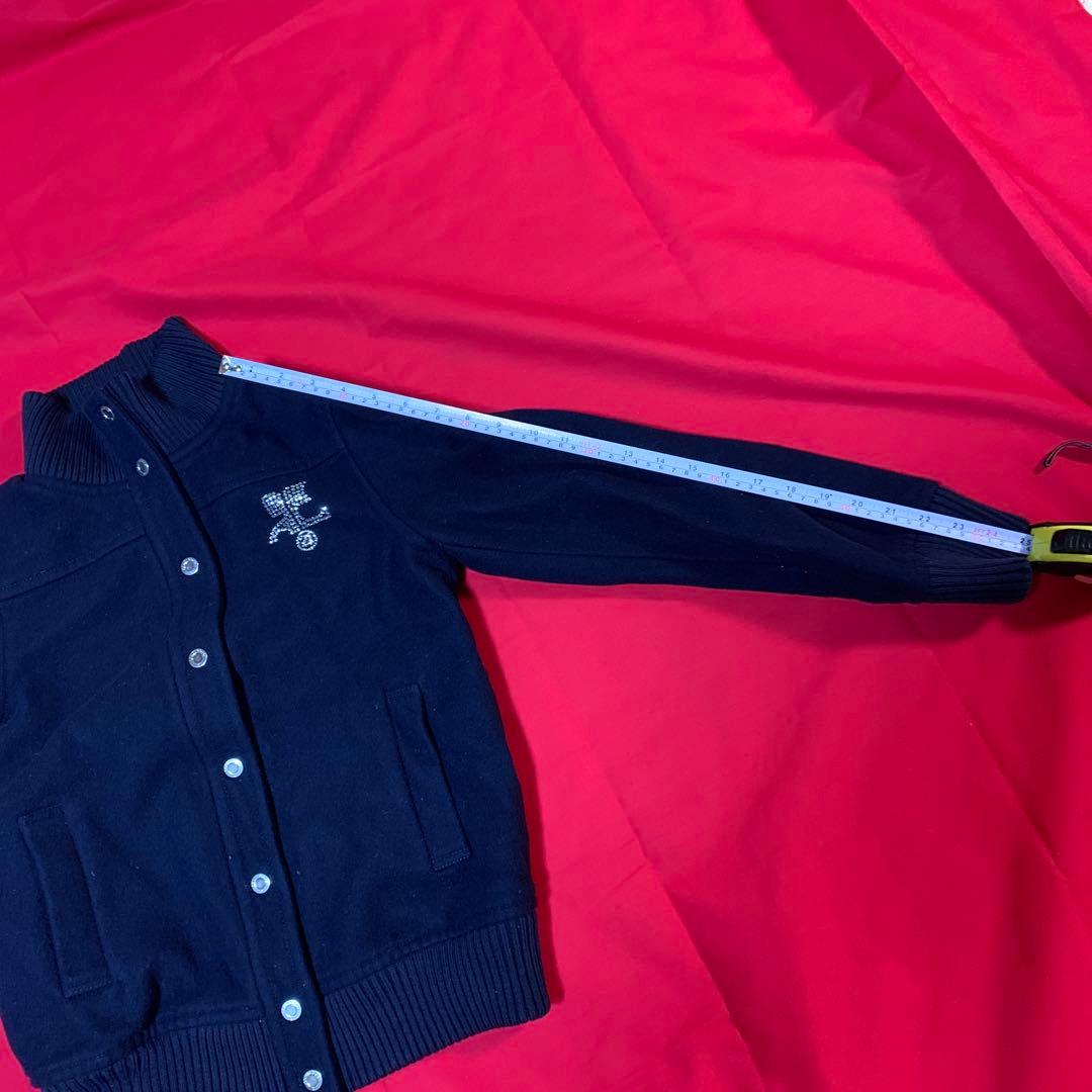 courreges 21 ヴィンテージスタジャンブラックサイズ40 &バッグ付き