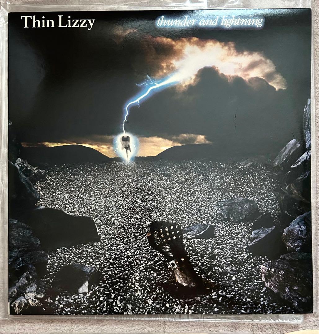 貴重Thin Lizzy Thunder & Lightning UK盤2LP