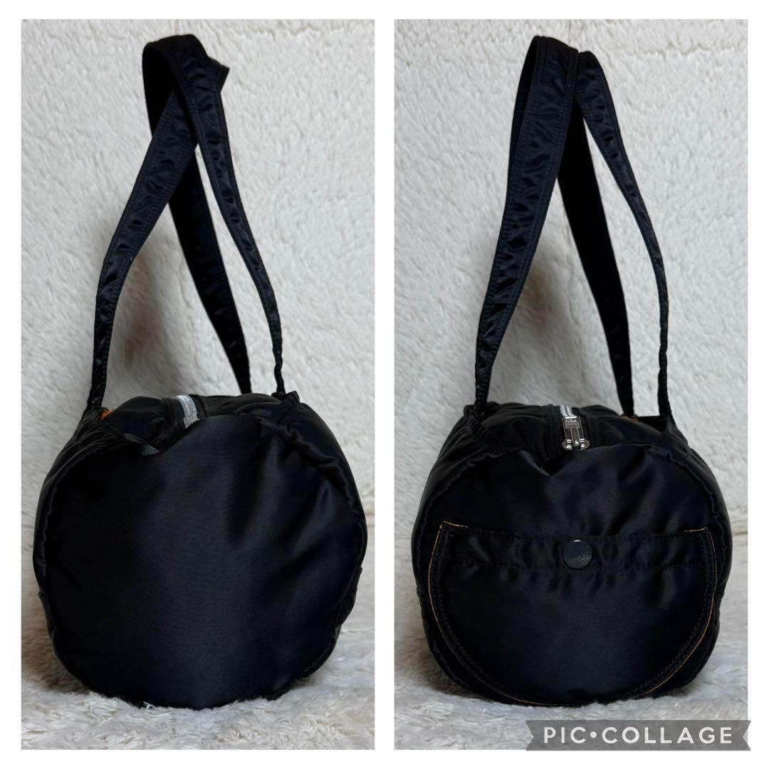 極上品　PORTER　ポーター　タンカー　ミニボストンバッグ　Lサイズ　ブラック