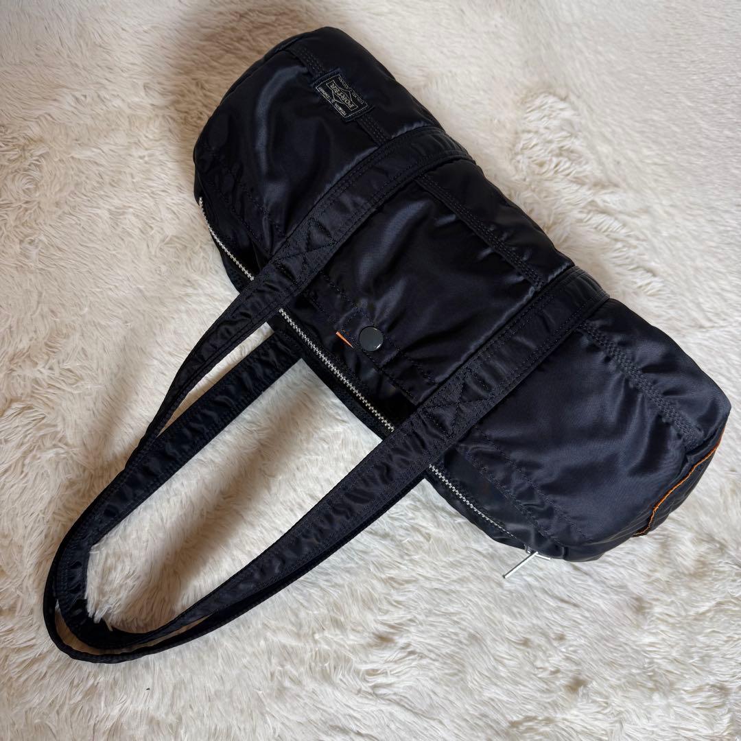 極上品　PORTER　ポーター　タンカー　ミニボストンバッグ　Lサイズ　ブラック