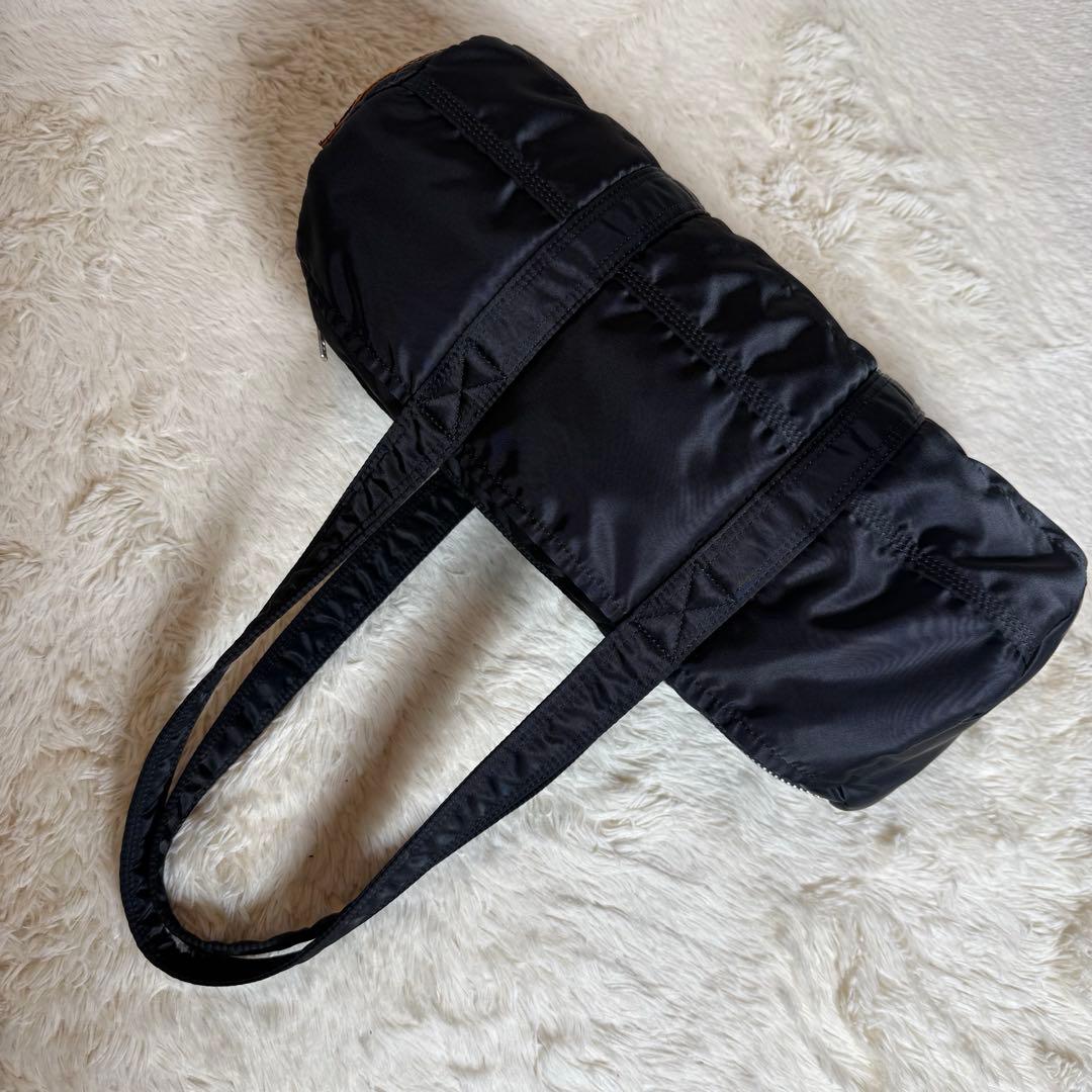 極上品　PORTER　ポーター　タンカー　ミニボストンバッグ　Lサイズ　ブラック