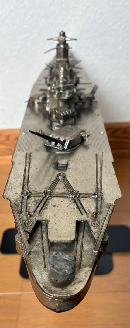 【希少ジャンク】戦艦大和 金属模型 約47cm 現状品 本体のみ