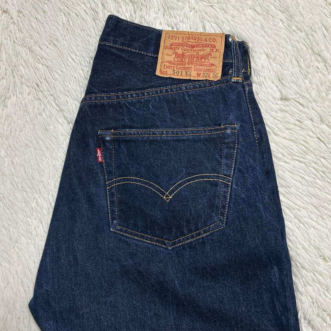 Levi's 501XX W32 90sアメリカ製　バレンシア製　デニム　濃紺