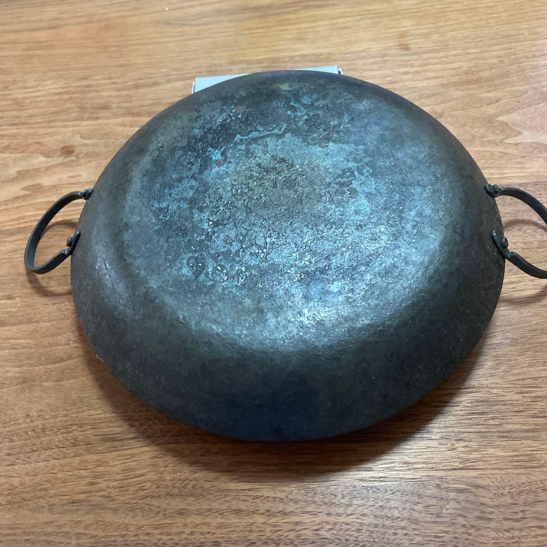 成田理俊　鉄製両手フライパン27㎝