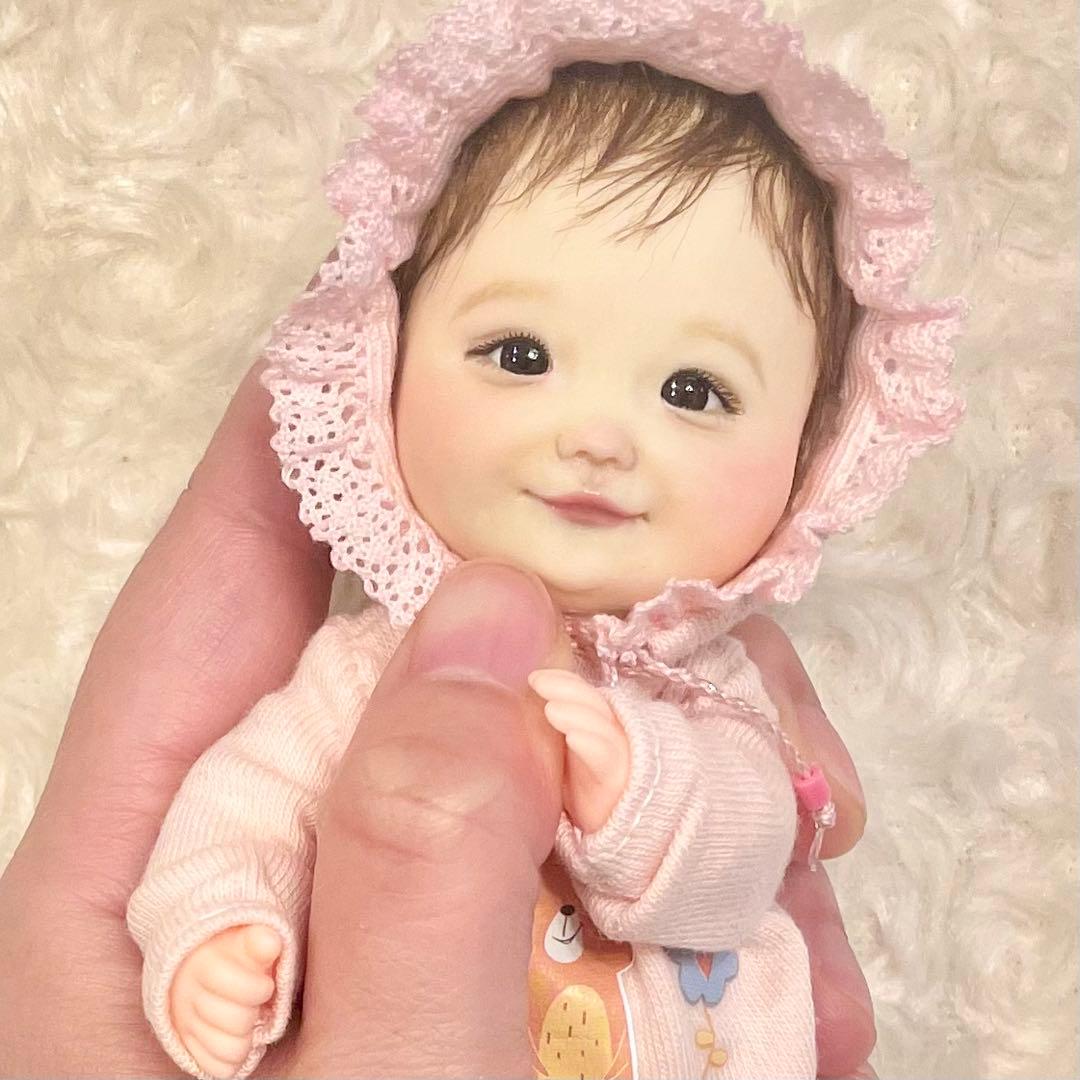 樹脂粘土ベビー おしゃぶりベビー ごきげん