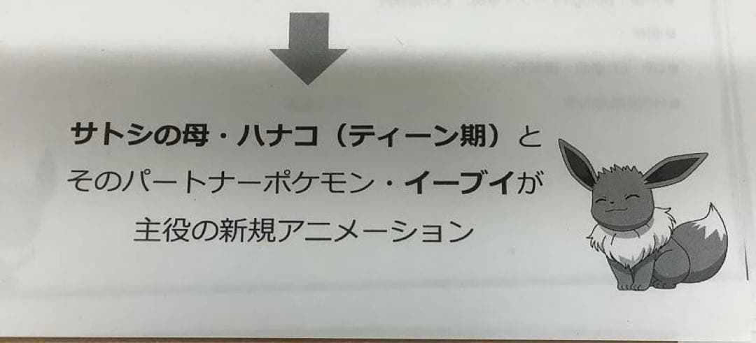 【超貴重】ポケモン イーブイアニメ企画時点のラフ画 原画3枚