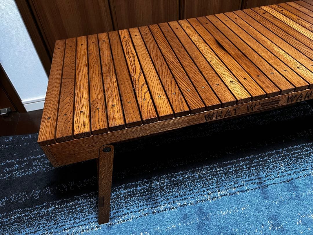 what we want ナラ　テーブル