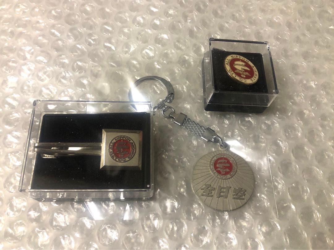 ANA 全日空 航空機 旧ロゴ ダヴィンチマーク ピンバッジ ネクタイピン