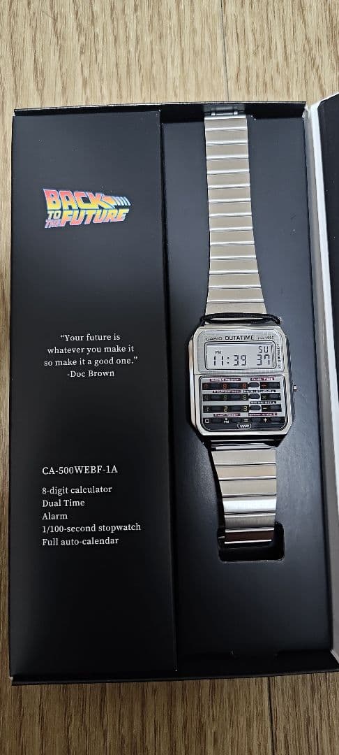 バックトゥザフューチャー コラボレーションモデル 新品　カシオ　限定