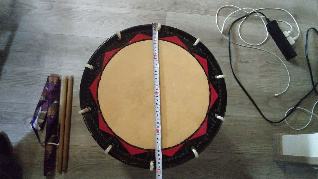 盛岡さんさ踊り太鼓 バチ付き