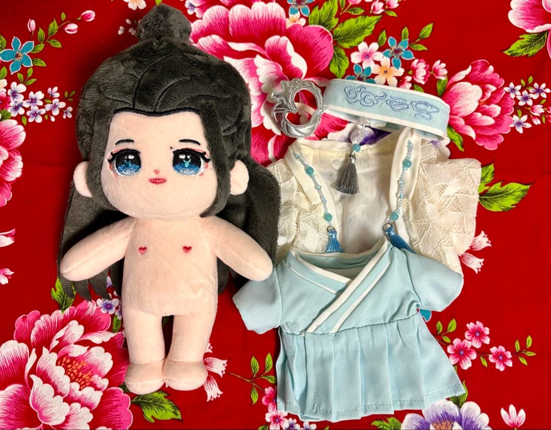 陳情令 魔道祖師 ぬいぐるみ衣装付き 2体セット（馬は付いていません） 非公式