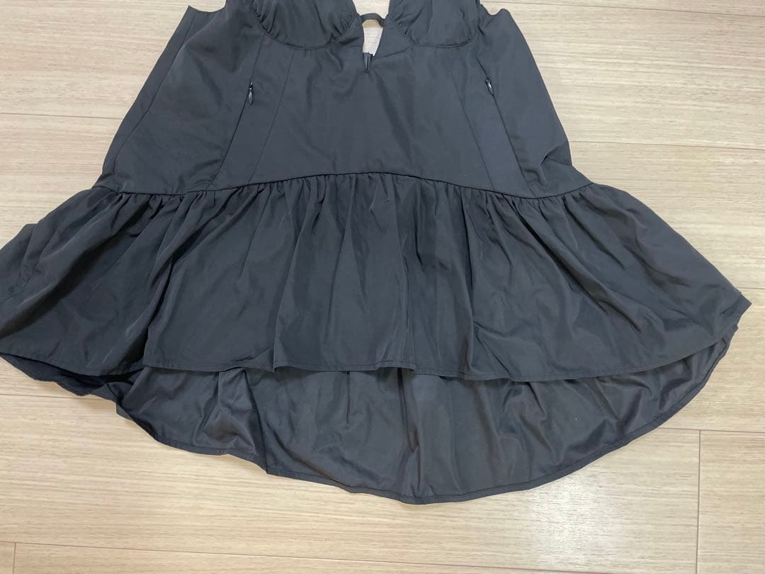 【新品】黒J1U by LA BELLE ETUDE Aラインビスチェチュニック