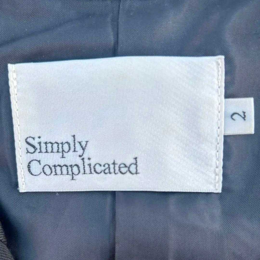 Simply Complicated テーラード　ジャケット　ブラック