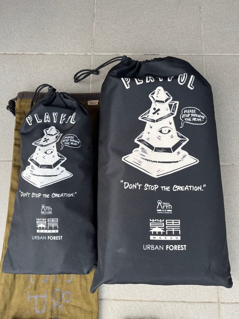 The Arth 幕男　スノーピークウイングポール280セット