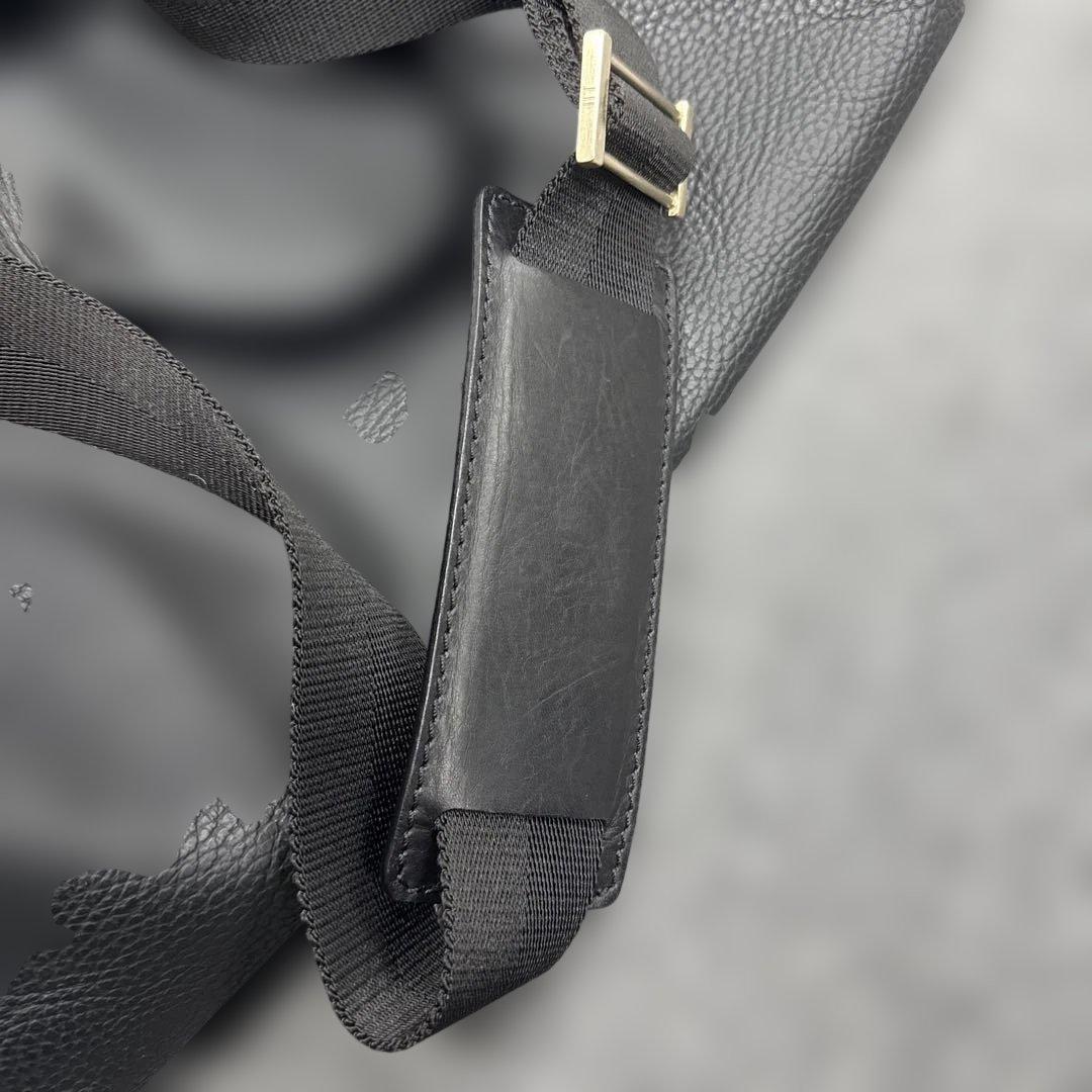 ダンヒル　アルフレッドダンヒル　ボストンバック　黒レザー　牛革　dunhill