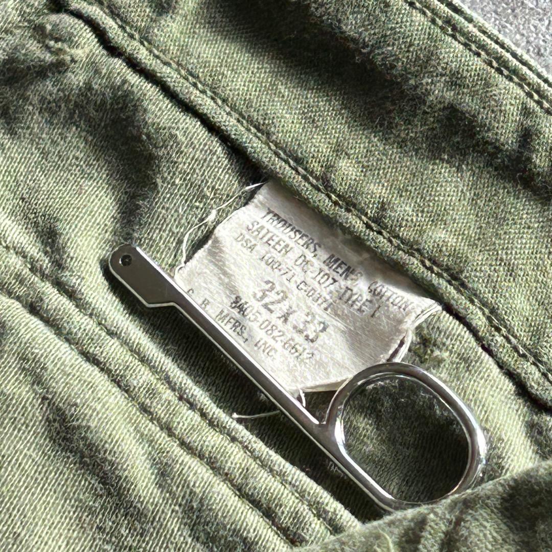 70s アメリカ軍 OG107 ベイカーパンツ 32×33