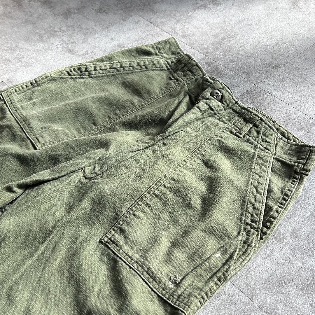 70s アメリカ軍 OG107 ベイカーパンツ 32×33