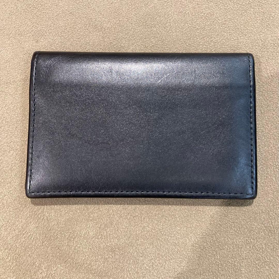 ETTINGER エッティンガー / 名刺入れ レザー ブラック パープル