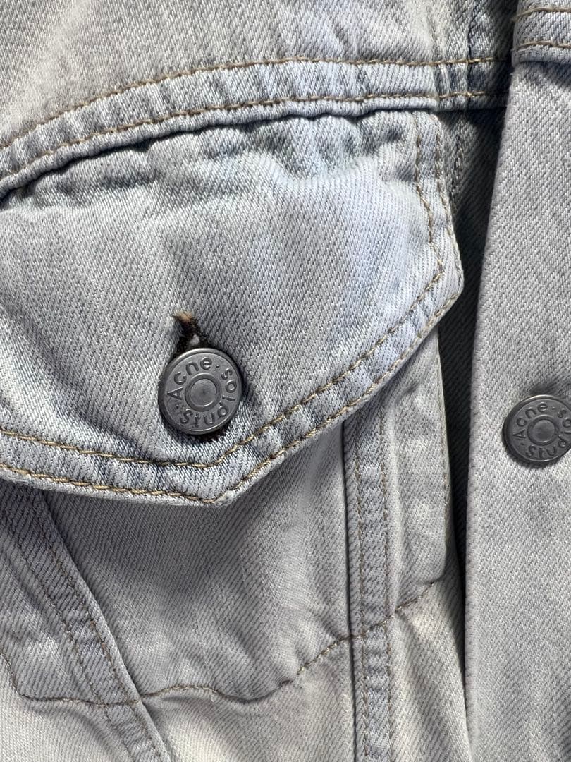 Acne Studios ライトブルー　2024年オーバーサイズデニムジャケット