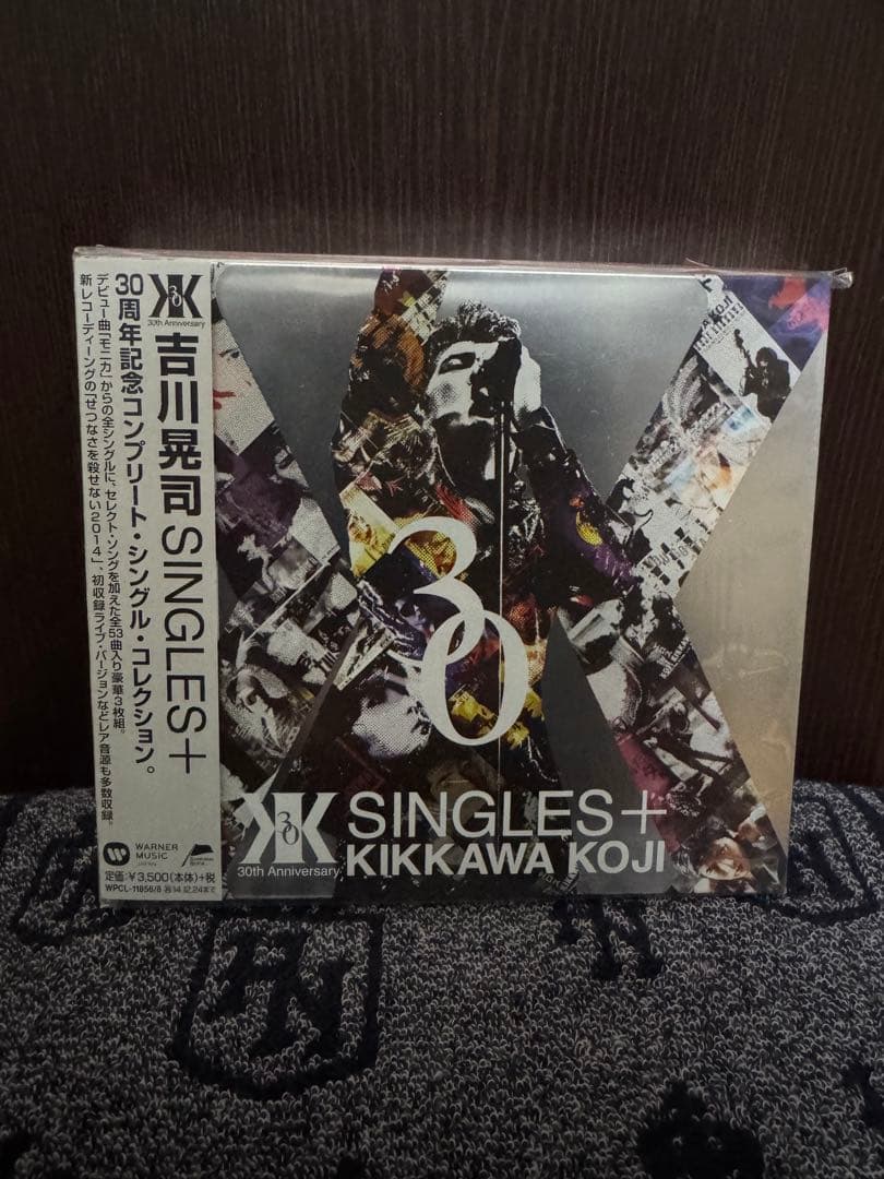 【CD新品未開封品】吉川晃司／SINGLES+／30周年記念シングル集／3CD