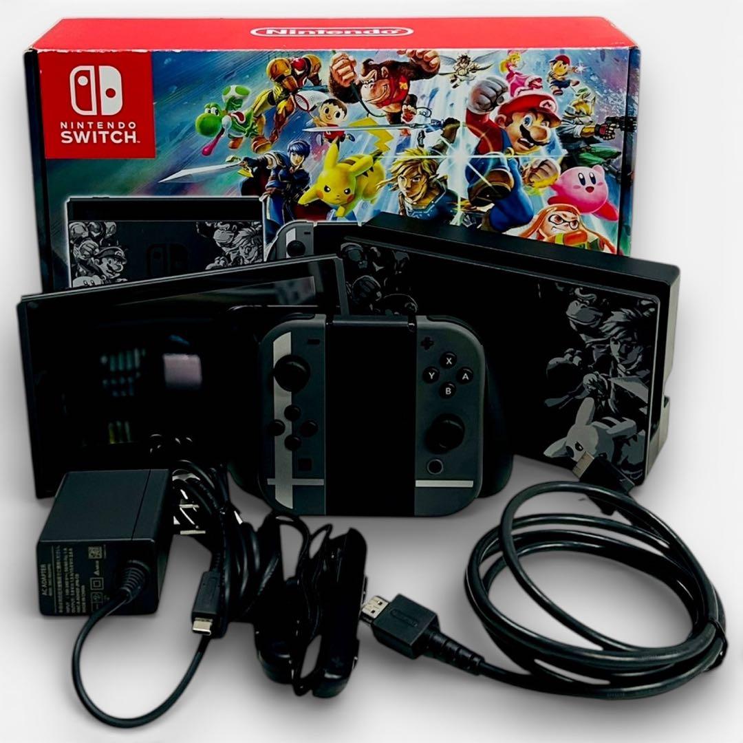 ★未使用品★極美品 Nintendo Switch 大乱闘スマブラ 本体セット