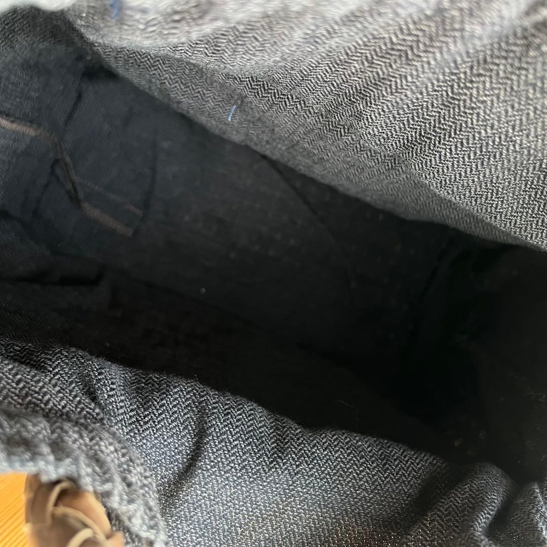 胡桃 かごバッグ 大きめ A4収納可 8mmひご