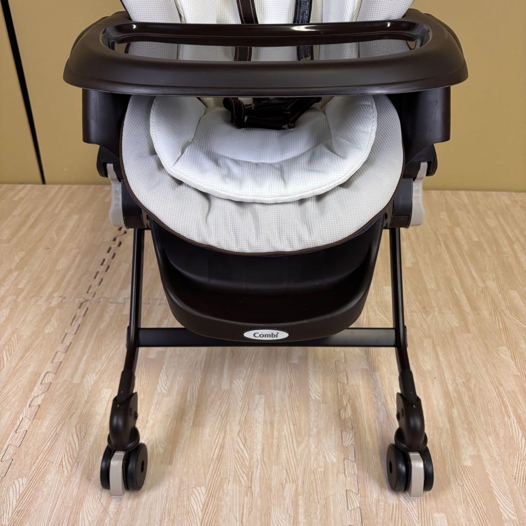 クリーニング済　☆未使用に近い☆　コンビ　ハイローベッド＆チェア　ネムリラ