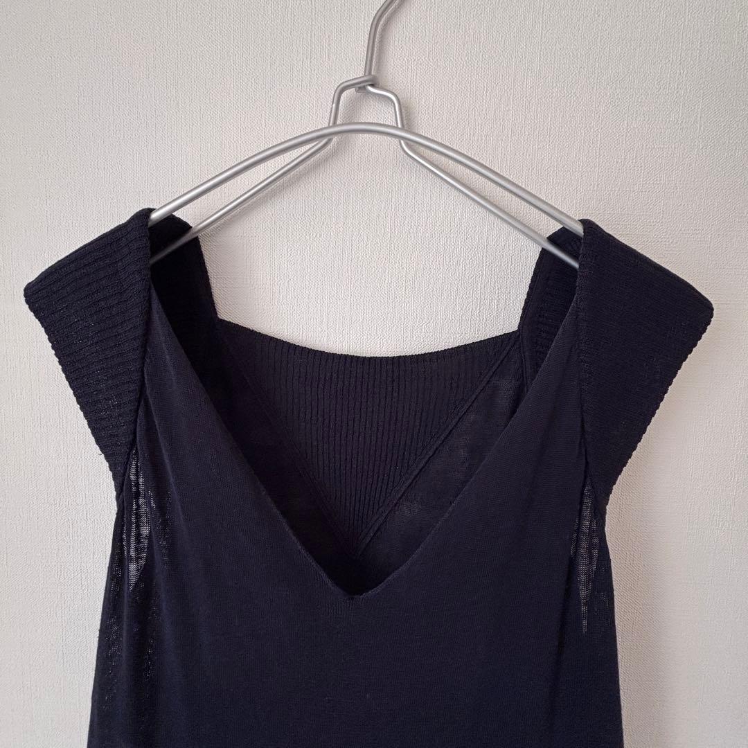 ✨カリーナ様CHANEL✨ティアードフリルワンピース 40　 着丈約80㌢