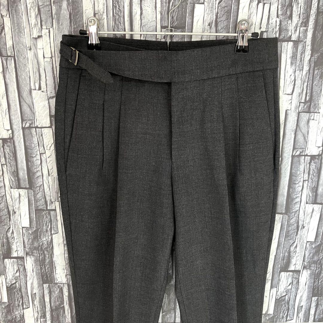 PTTORINOピーティートリノ片グルカ2プリーツ・チャコールジェントルマン44